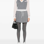 Gonna plissettata con coulisse in grigio Casablanca - donna 