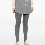 Gonna plissettata con coulisse in grigio Casablanca - donna 