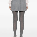 Gonna plissettata con coulisse in grigio Casablanca - donna 