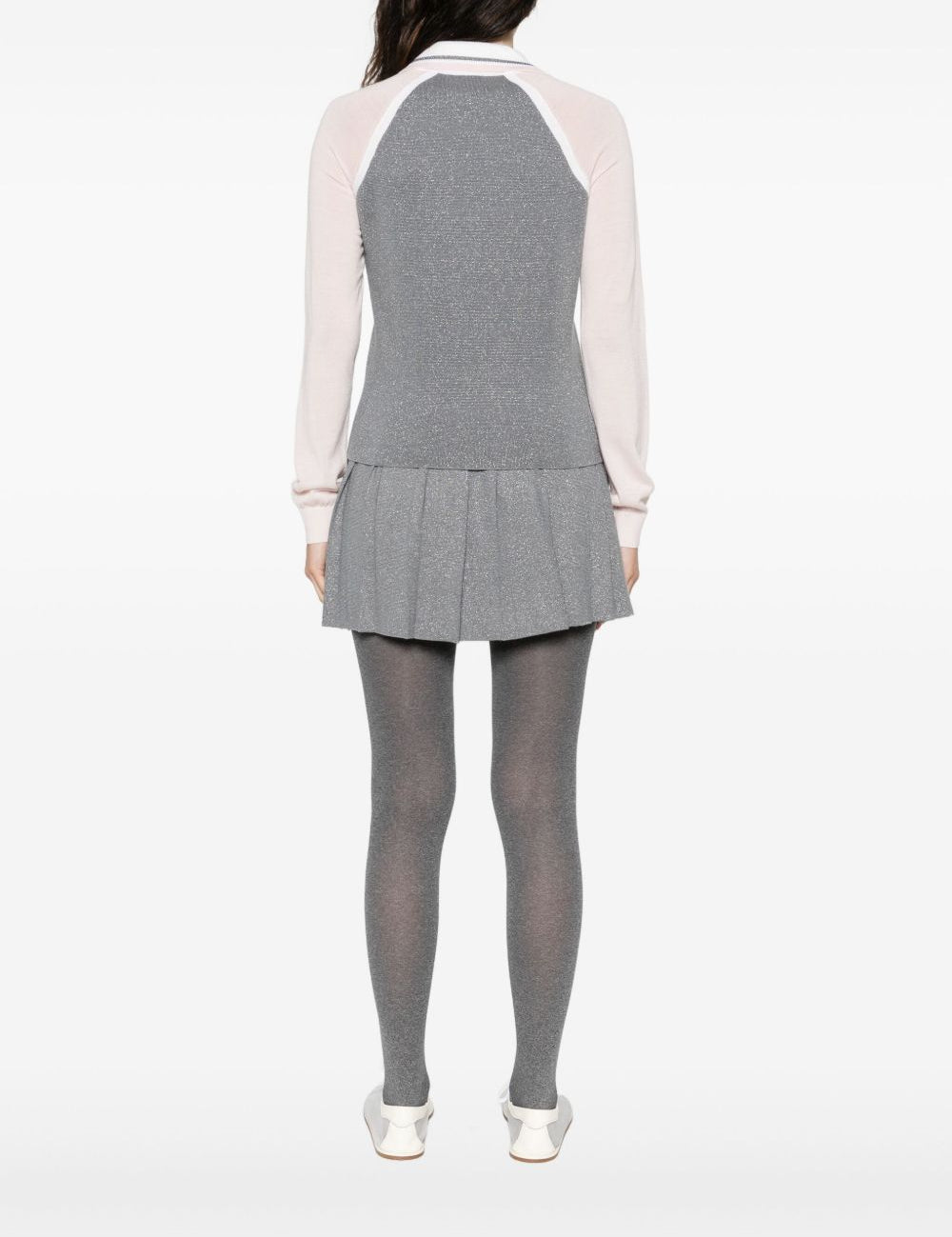 Polo con logo in grigio Casablanca - donna 