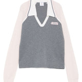 Polo con logo in grigio Casablanca - donna 