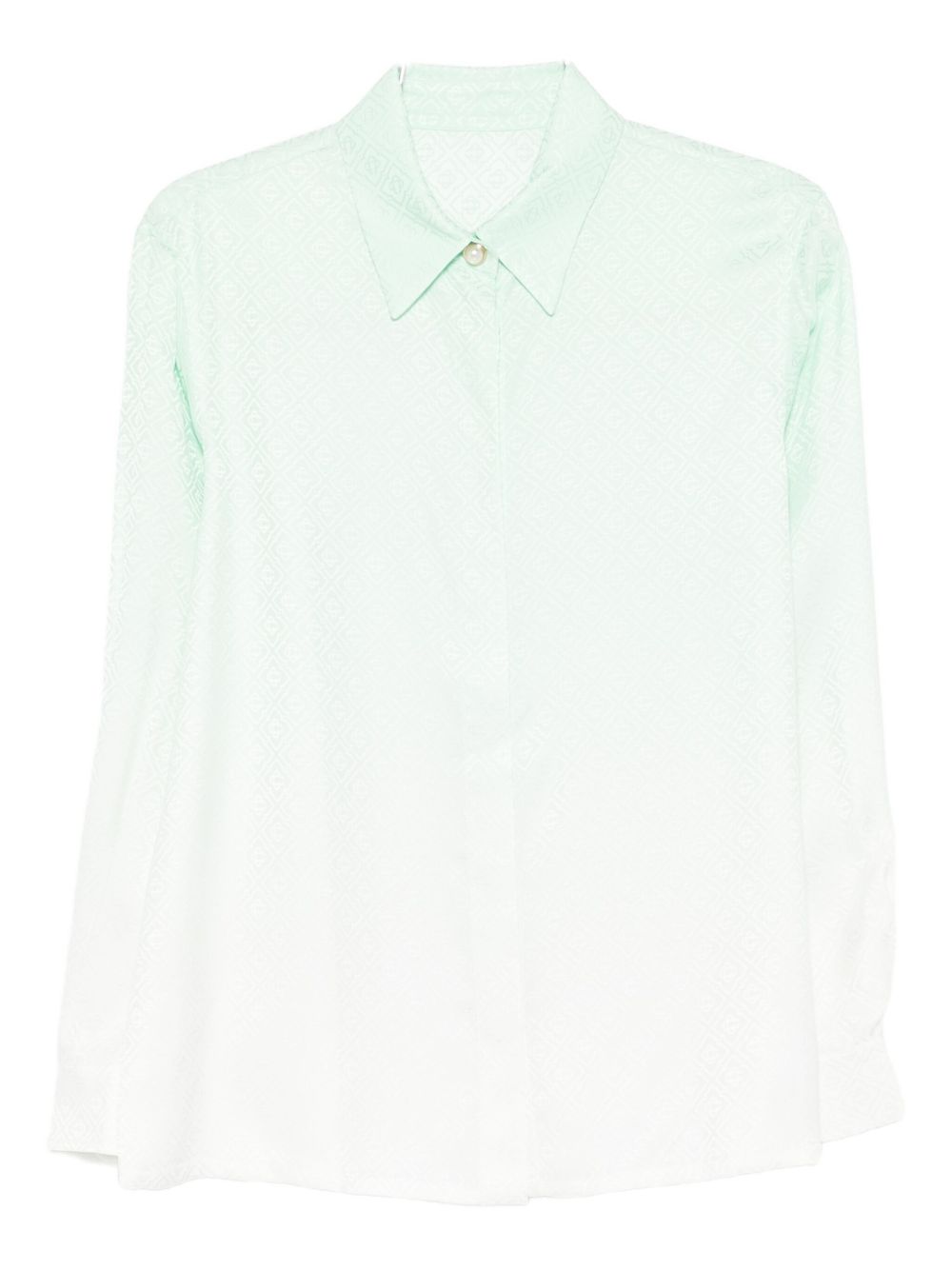 Camicia con effetto sfumato in verde chiaro Casablanca - donna 