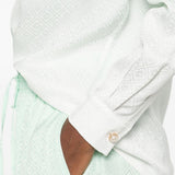 Camicia con effetto sfumato in verde chiaro Casablanca - donna 