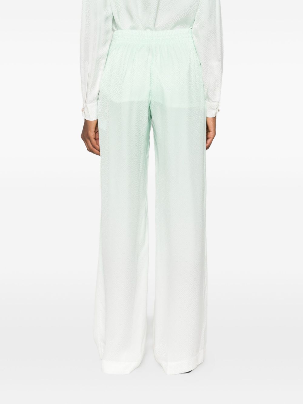 Pantaloni effetto sfumato in verde chiaro Casablanca - uomo 