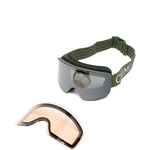 Occhiali da sci con logo in verde Chimi - unisex 