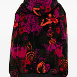 Felpa in pile con stampa teschio multicolore Chopova Lowena - donna 