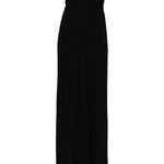 Abito senza spalline arced palm in nero Christopher esber - donna 