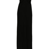 Abito senza spalline arced palm in nero Christopher esber - donna 