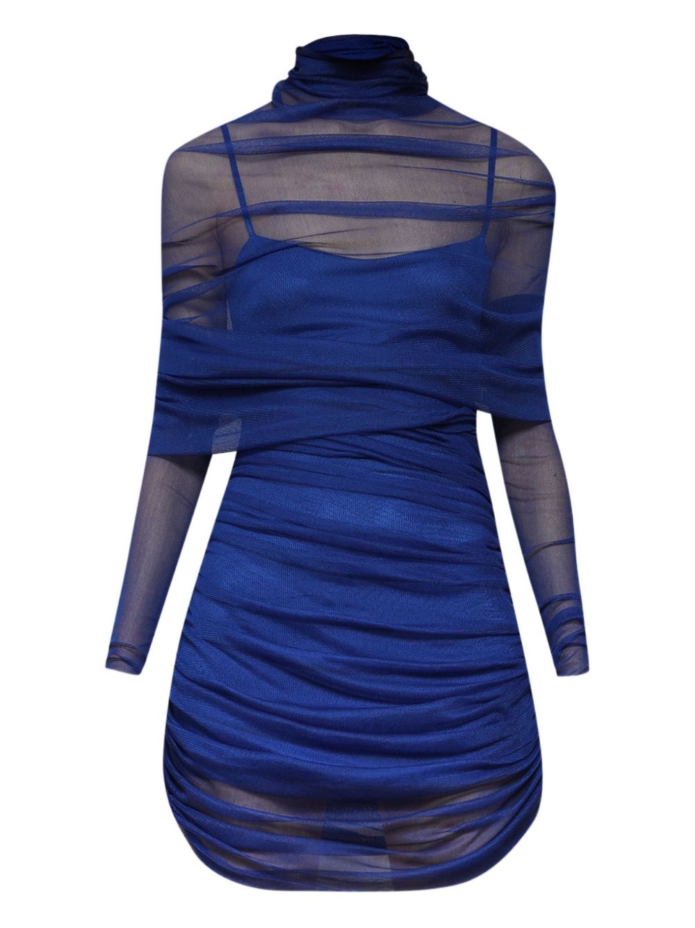 Abito mini in mesh in blu Christopher esber - donna 