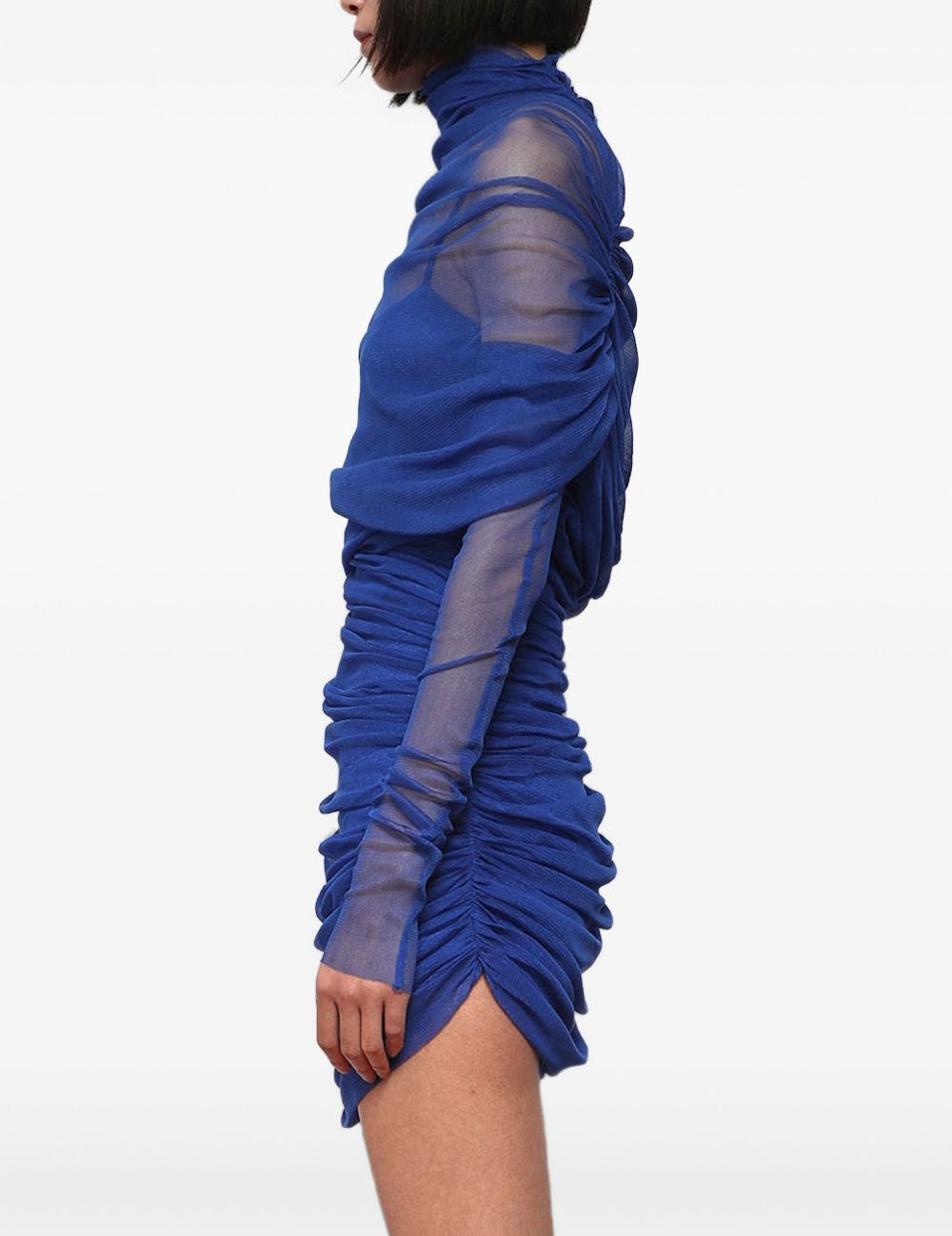 Abito mini in mesh in blu Christopher esber - donna 