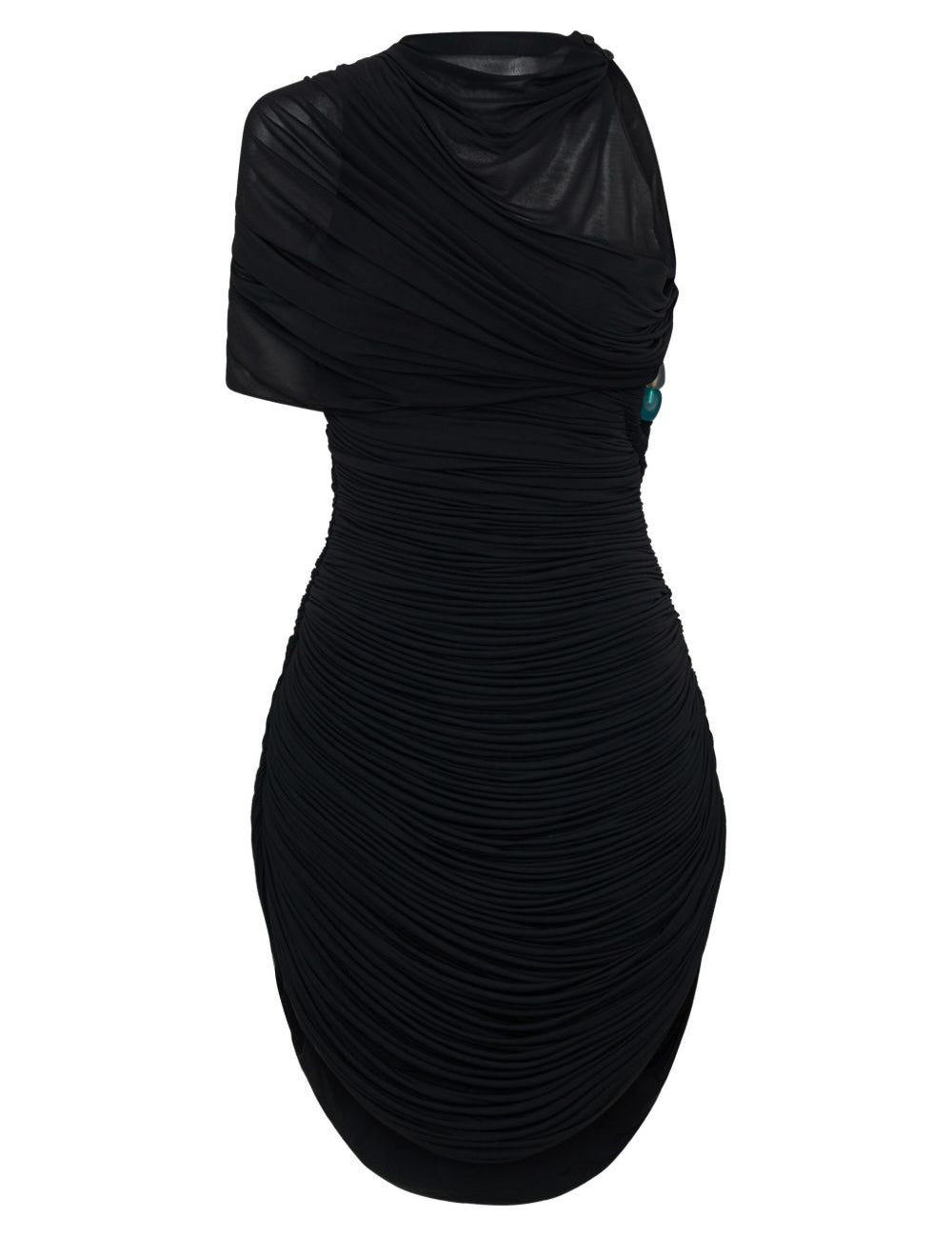 Abito corto Beach Glass asimmetrico in nero Christopher esber - donna 