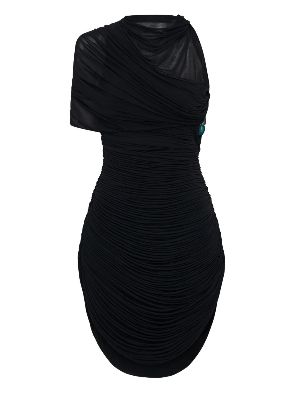 Abito corto Beach Glass asimmetrico in nero Christopher esber - donna 