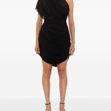 Abito corto Beach Glass asimmetrico in nero Christopher esber - donna 