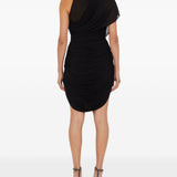 Abito corto Beach Glass asimmetrico in nero Christopher esber - donna 