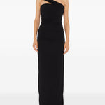Abito Beach Glass lungo drappeggiato in nero Christopher esber - donna 