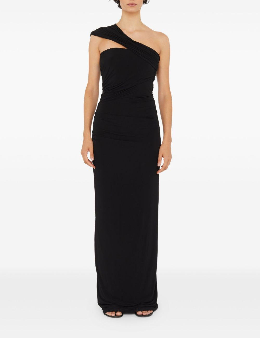 Abito Beach Glass lungo drappeggiato in nero Christopher esber - donna 