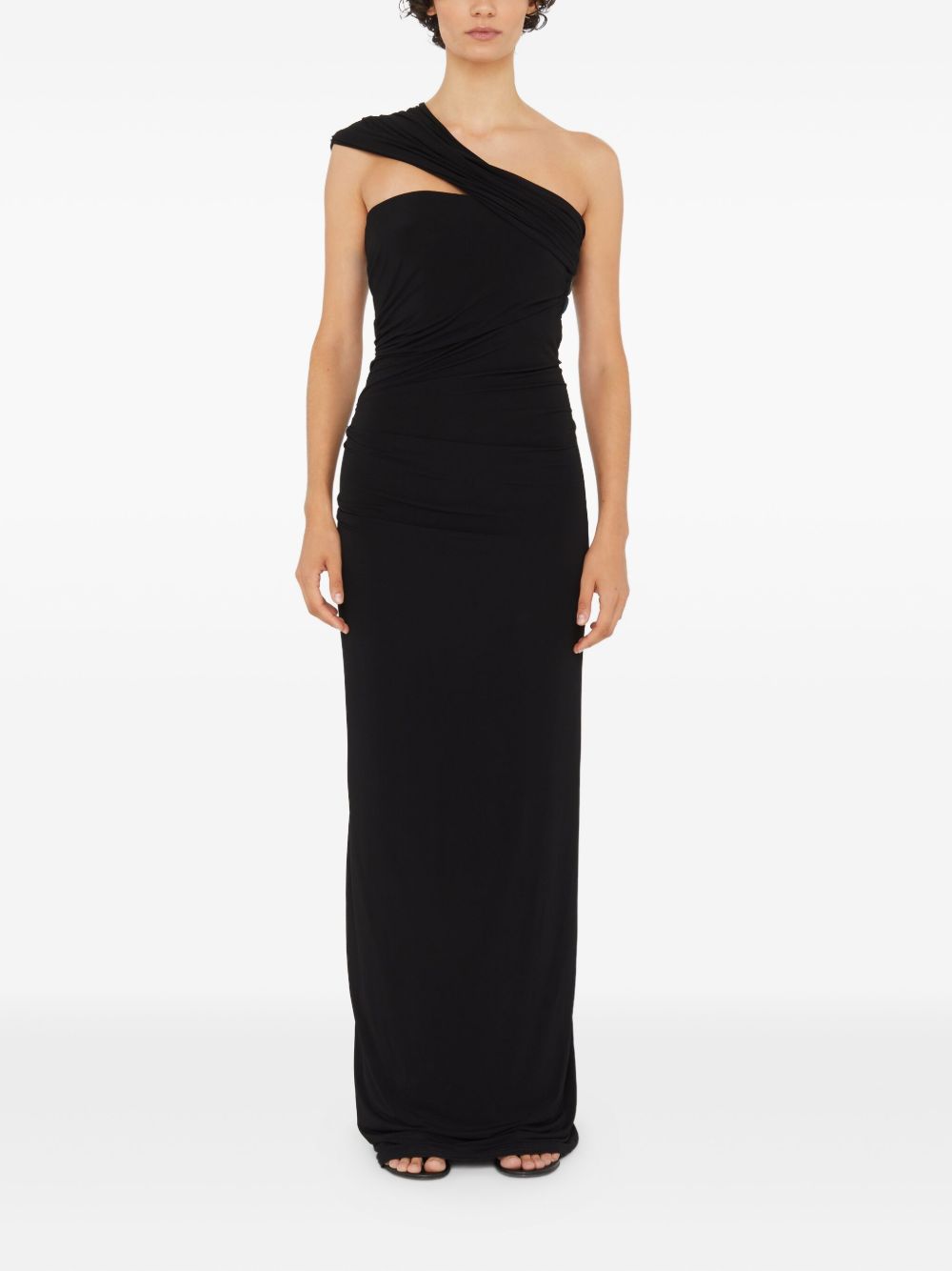 Abito Beach Glass lungo drappeggiato in nero Christopher esber - donna 