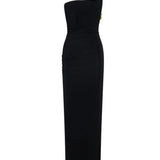 Abito Beach Glass lungo drappeggiato in nero Christopher esber - donna 
