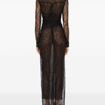 Abito lungo Lace Venus in nero Christopher esber - donna 