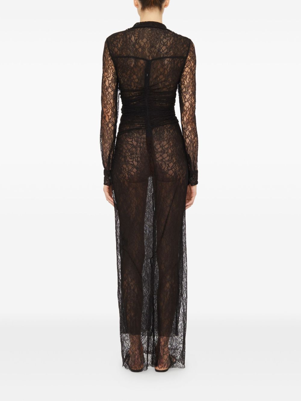 Abito lungo Lace Venus in nero Christopher esber - donna 