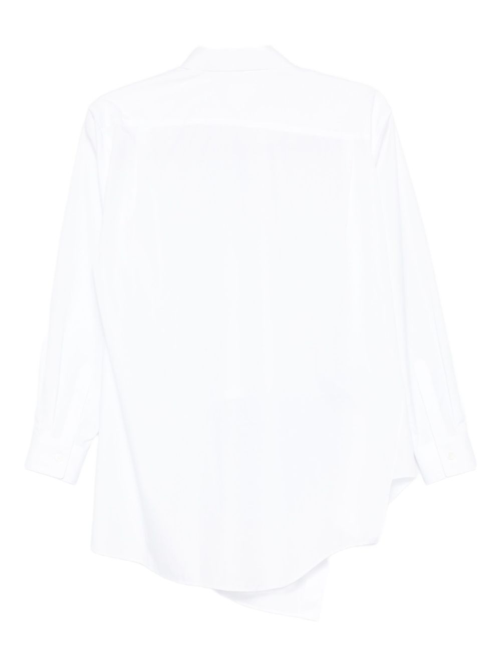 Camicia con orlo asimmetrico in bianco Comme Des Garçons - donna 