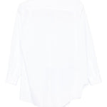 Camicia con orlo asimmetrico in bianco Comme Des Garçons - donna 