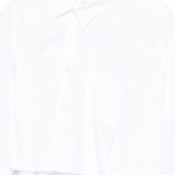 Camicia con orlo asimmetrico in bianco Comme Des Garçons - donna 