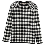 Maglia con spalline in bianco e nero Comme Des Garçons - donna 