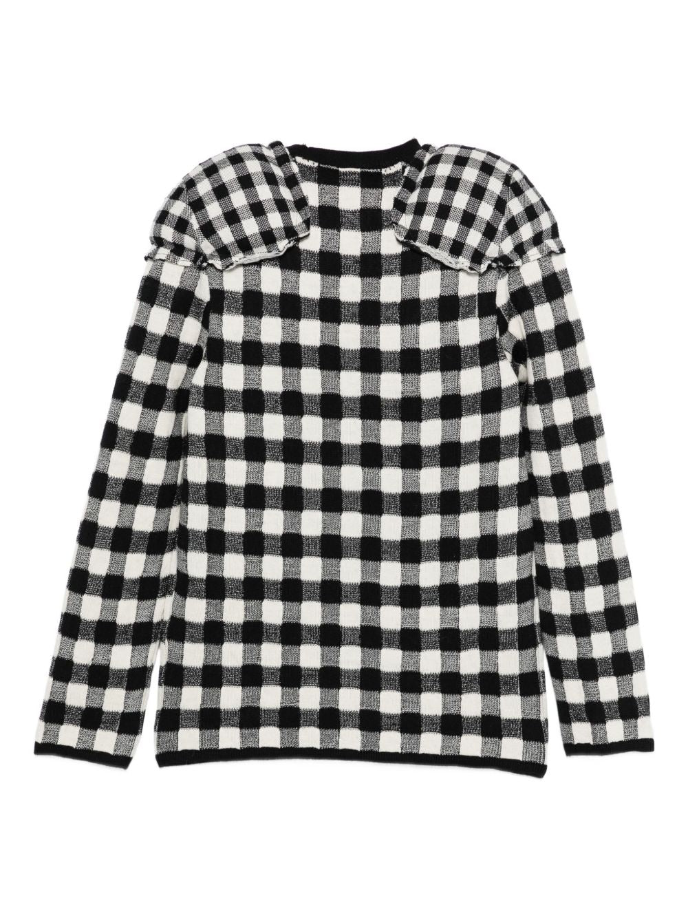 Maglia con spalline in bianco e nero Comme Des Garçons - donna 