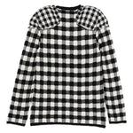 Maglia con spalline in bianco e nero Comme Des Garçons - donna 