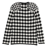 Maglia con spalline in bianco e nero Comme Des Garçons - donna 
