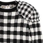 Maglia con spalline in bianco e nero Comme Des Garçons - donna 