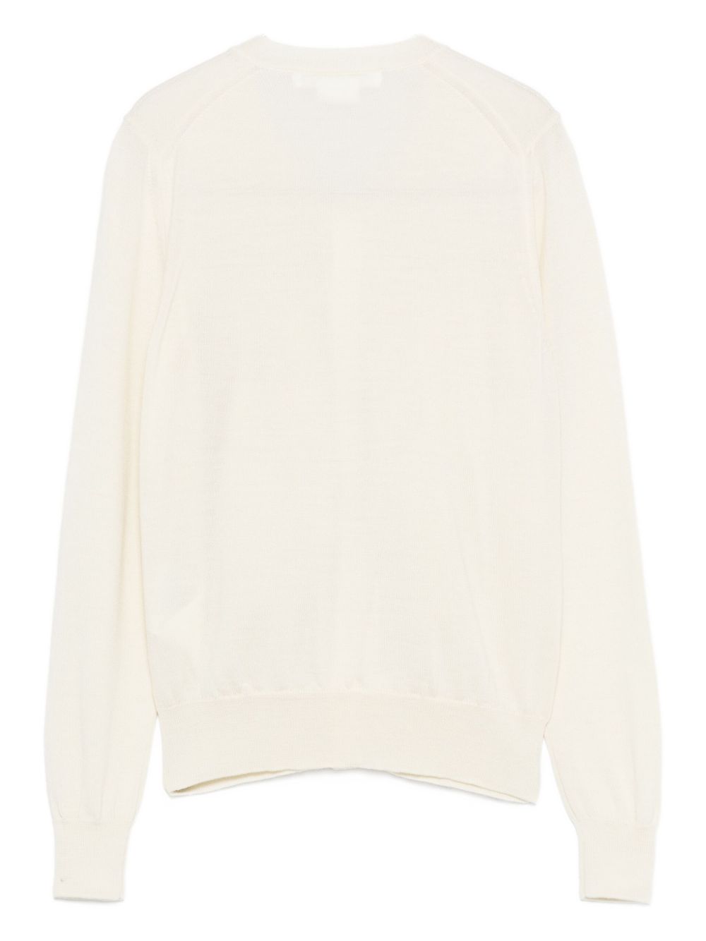 Cardigan a maniche lunghe con ruches in avorio Comme des garcons comme des garcons - donna 