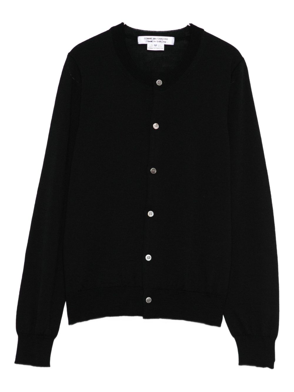 Cardigan a maniche lunghe in nero Comme des garcons comme des garcons - donna 