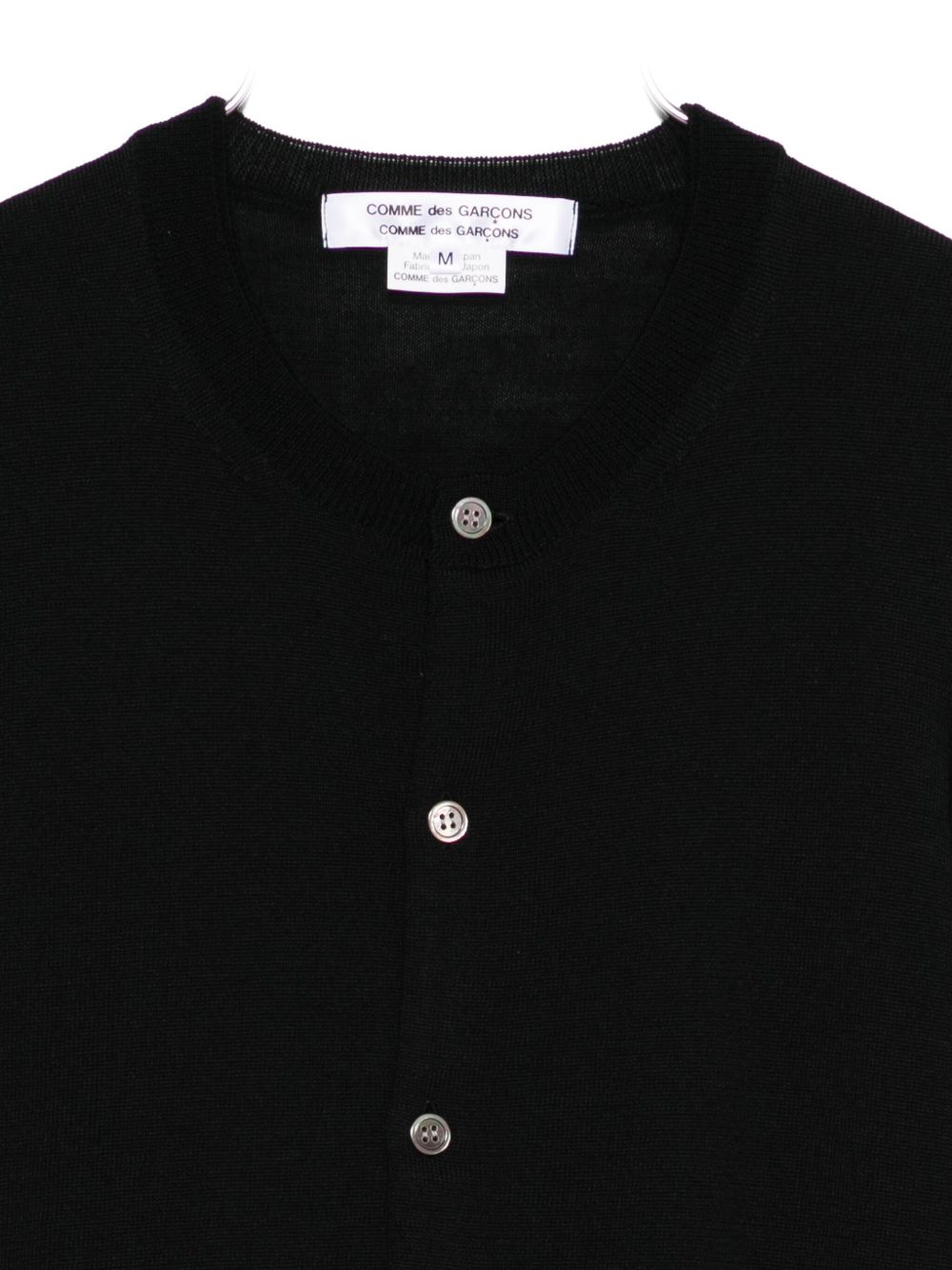 Cardigan a maniche lunghe in nero Comme des garcons comme des garcons - donna 