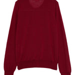 Cardigan a maniche lunghe in bordeaux Comme des garcons comme des garcons - donna 