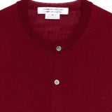 Cardigan a maniche lunghe in bordeaux Comme des garcons comme des garcons - donna 