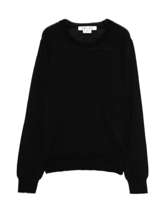 Maglione a maniche lughe in nero Comme des garcons comme des garcons - donna 