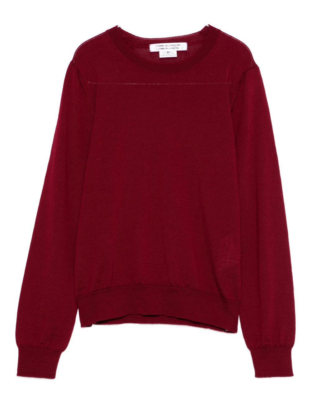 Maglione a maniche lughe in bordeaux Comme des garcons comme des garcons - donna 