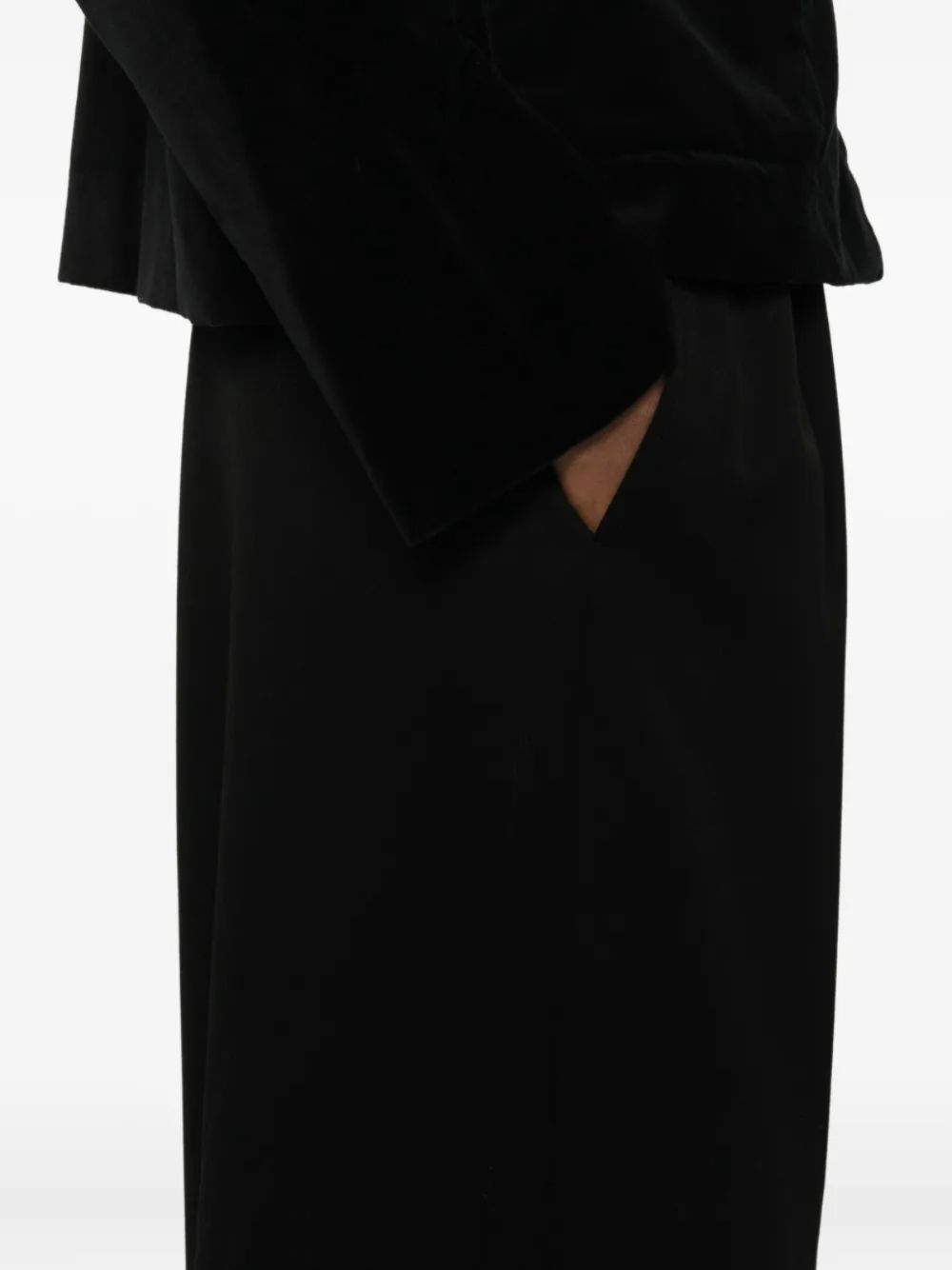 Pantaloni a gamba larga in nero Comme Des Garçons Comme Des Garçons - uomo 
