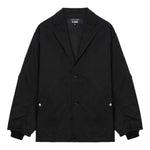 Giacca monopetto con motivo gessato  in nero Comme des garcons homme - uomo 