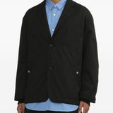 Giacca monopetto con motivo gessato  in nero Comme des garcons homme - uomo 
