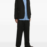 Giacca monopetto con motivo gessato  in nero Comme des garcons homme - uomo 