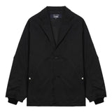 Giacca monopetto con motivo gessato  in nero Comme des garcons homme - uomo 