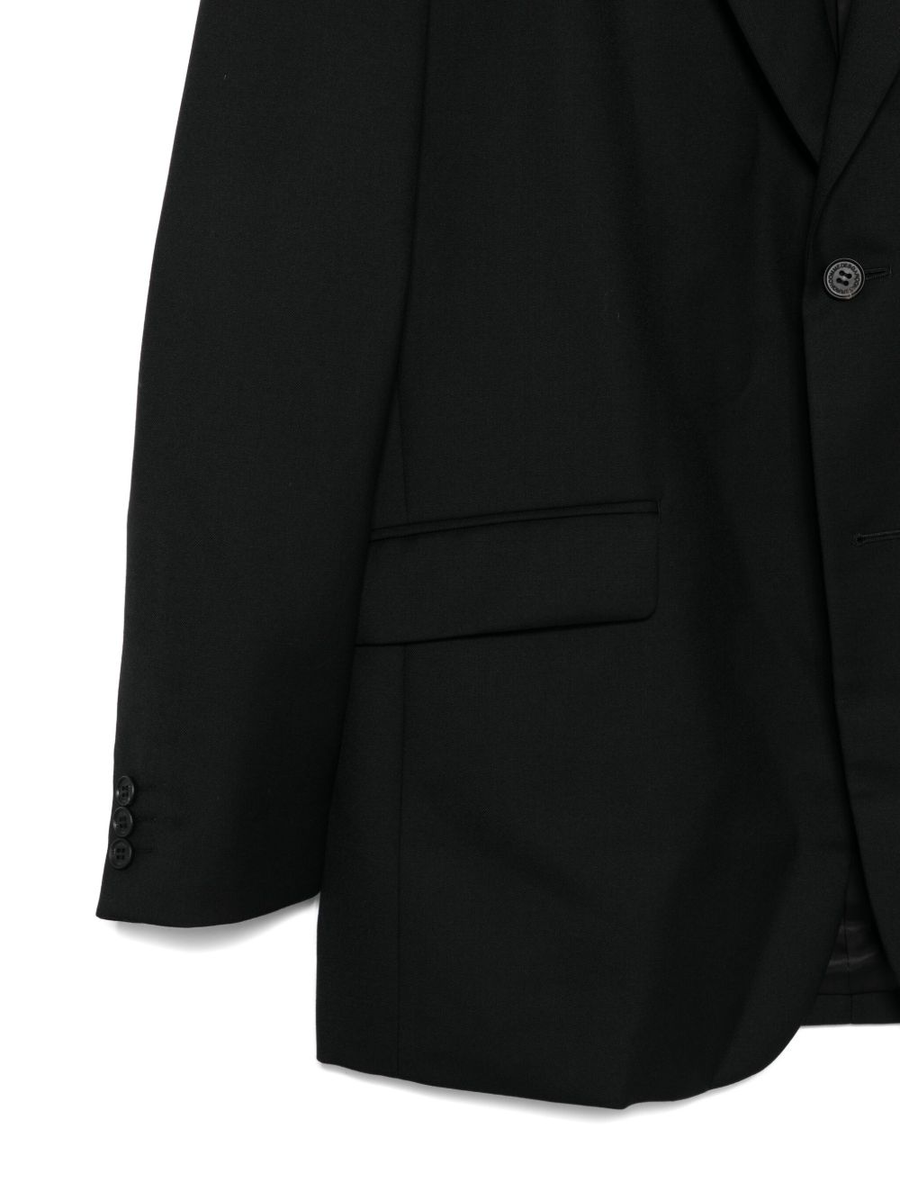 Giacca monopetto con bottone singolo in nero Comme des garcons homme - uomo 
