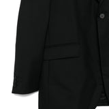 Giacca monopetto con bottone singolo in nero Comme des garcons homme - uomo 