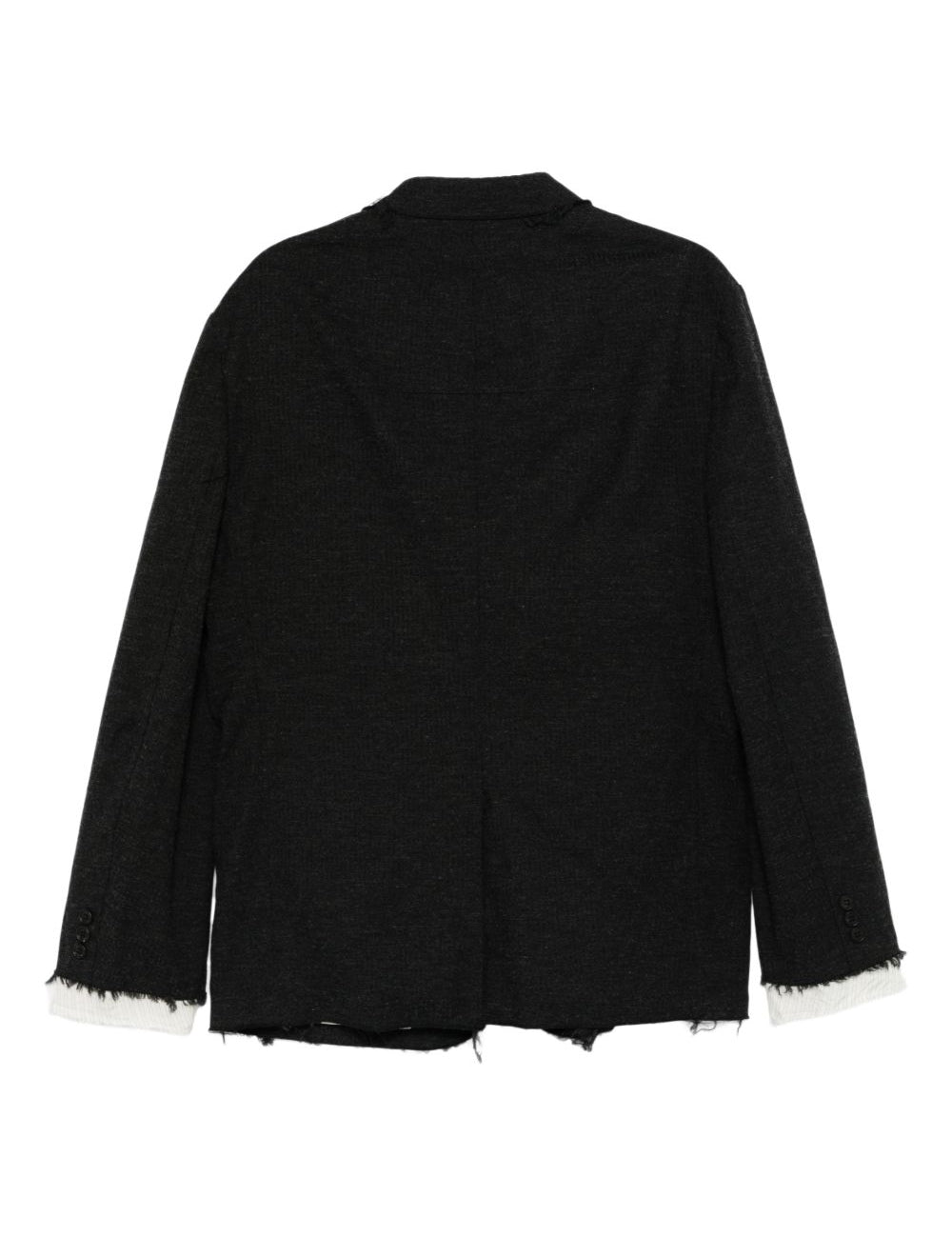 Blazer monopetto in nero Comme des garcons homme - uomo 