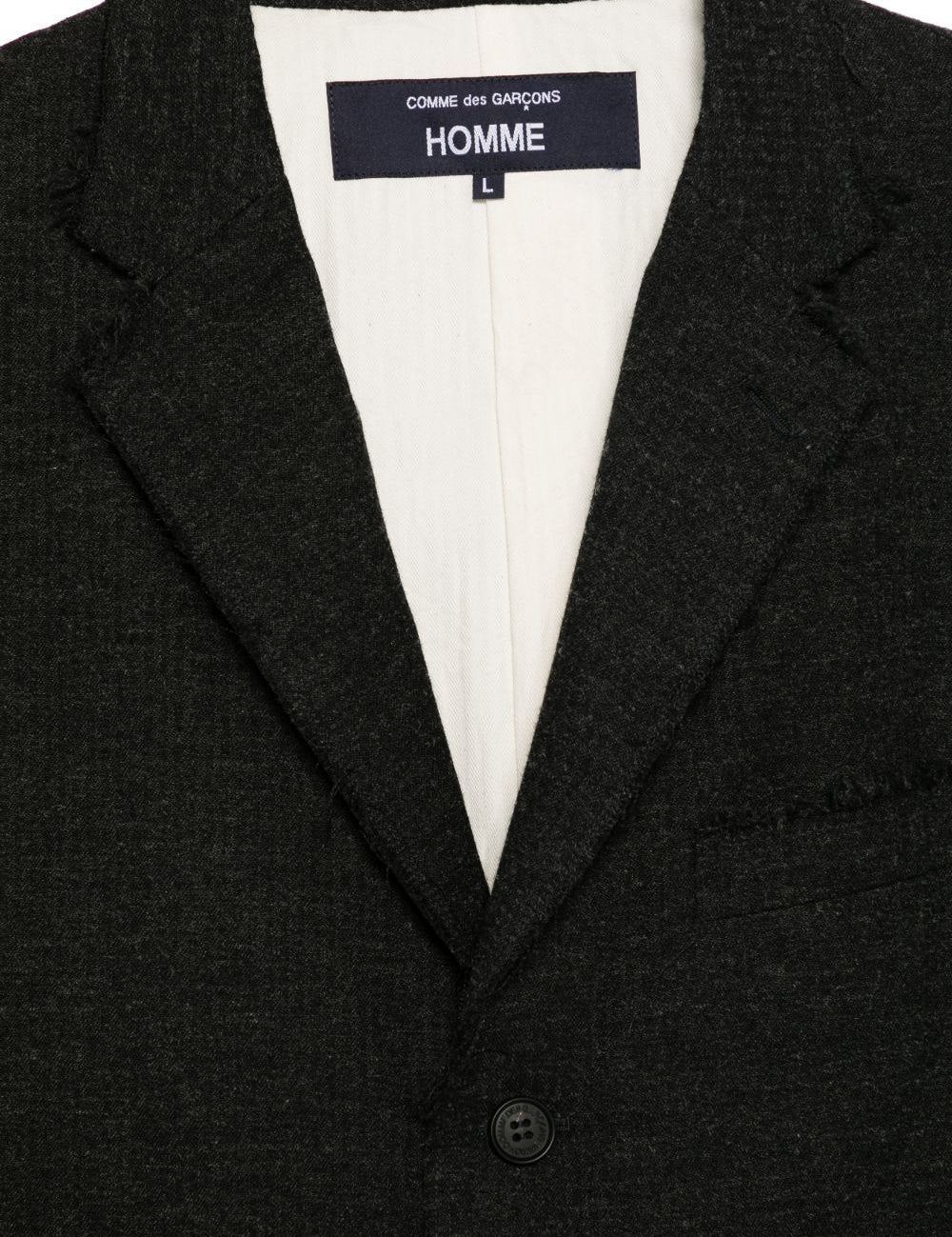 Blazer monopetto in nero Comme des garcons homme - uomo 
