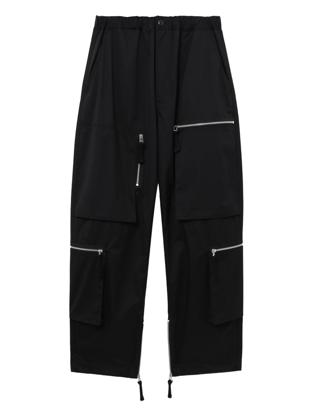 Pantaloni Cargo con zip in nero Comme des garcons homme - uomo 