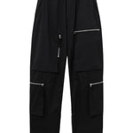 Pantaloni Cargo con zip in nero Comme des garcons homme - uomo 